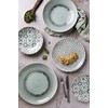 Tognana Teal Dessert Plate, 20 cm, Made in Italy, Light