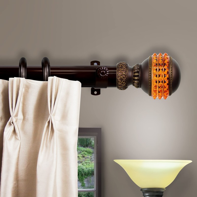 Rings for Decorative Traverse Rod (Set of 10) - Cocoa