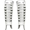 STX Lacrosse Goalie Valor Shin Guards, L/XL, Pair, White