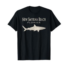 Retro New Smyrna Beach FL Shark T-Shirt Men Women Girls Kids T-Shirt