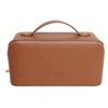 Alice Wheeler Vegan Nappa Train Case Beauty Concertina Fold Out