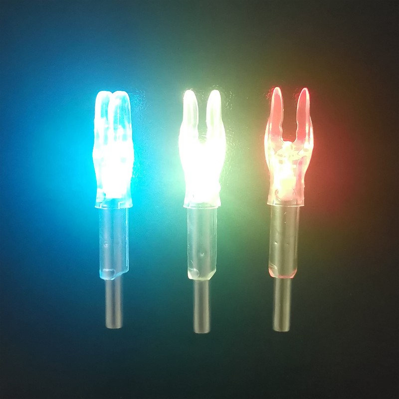 X Lighted Archery Nock for Arrows with .204".233".244".246" Inside Diameter,