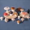 Wooden Mushroom Picking Toys Simulation Mushroom Picking Game Educational Toys
