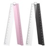 sourcing map 2pcs Folding Straight Ruler 30cm Metric Aluminum Alloy