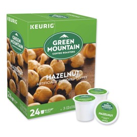 Green Mountain Coffee Roasters Hazelnut, Single-Serve Keurig K-Cup Pods, Flavored Light Roast Coffee, 24 Count