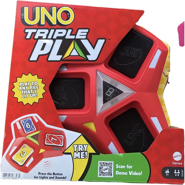 Mattel Games UNO Triple Play