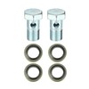 X AUTOHAUX 2 Set Universal Car Banjo Bolt Brake Fitting