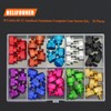 HELIFOUNER 50 Pieces 6-32 Thread Anodized Aluminum Computer Case Thumbscrews,