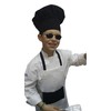 CHEFSKIN Kids Children Set Apron+ Hat M Fits 7-12 White