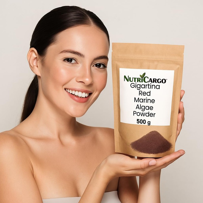 NutriCargo Gigartina Red Marine Algae Powder 500g – Seaweed Powder