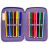 CARTOON Pencil Case 3 Zip Complete 44 Pieces for School