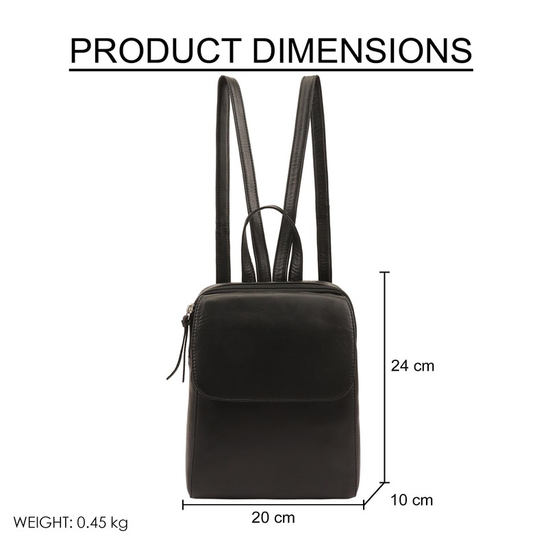 Lloyd Baker Backpack Farit: Sophisticated Small to Medium-Sized Versatility Leather