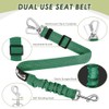 Lukovee Dog Seat Belt for Car, Adjustable Dog Car Harness