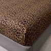 mixinni 100% Soft Microfiber Leopard Pattern Fitted Sheet Bed Sheet