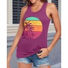 Racerback Tank Tops for Women Summer Sleeveless Round Neck Casual