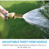 Boring Product Hose Sprayer Nozzle Set, Solid Brass Adjustable Twist