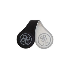 Cloby CBY-CRF1-BLA Magnetic Clips Set of 2 Reflective Canvas Black/Grey
