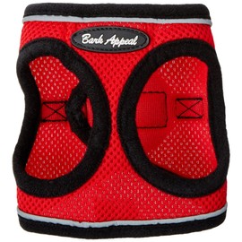 Bark Appeal XS Red Reflective Mesh Step in Harness