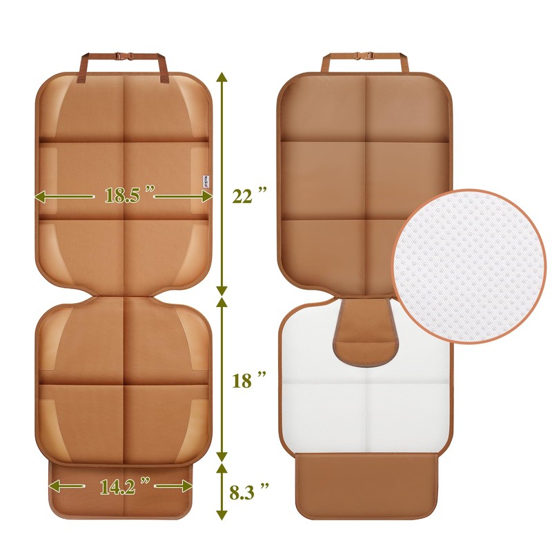 Meolsaek Car Seat Protector for Child Car Seat, Durable 600D