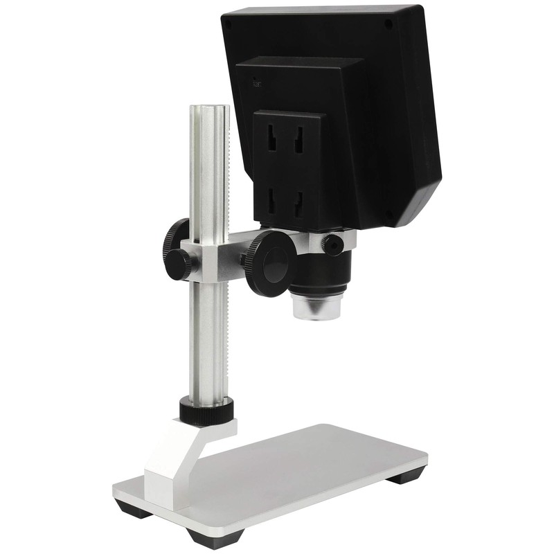 Omegon Digitalmikroskop DigiStar, 1x-600x Zoom, 4,3 Zoll HD-LCD Farbdisplay, integrierte