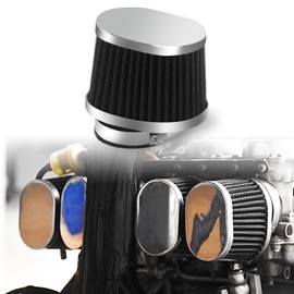 DKMOTORK 52mm 53mm 54mm Pod Air Filter For Motorcycle Honda CB750 Yamaha XS650