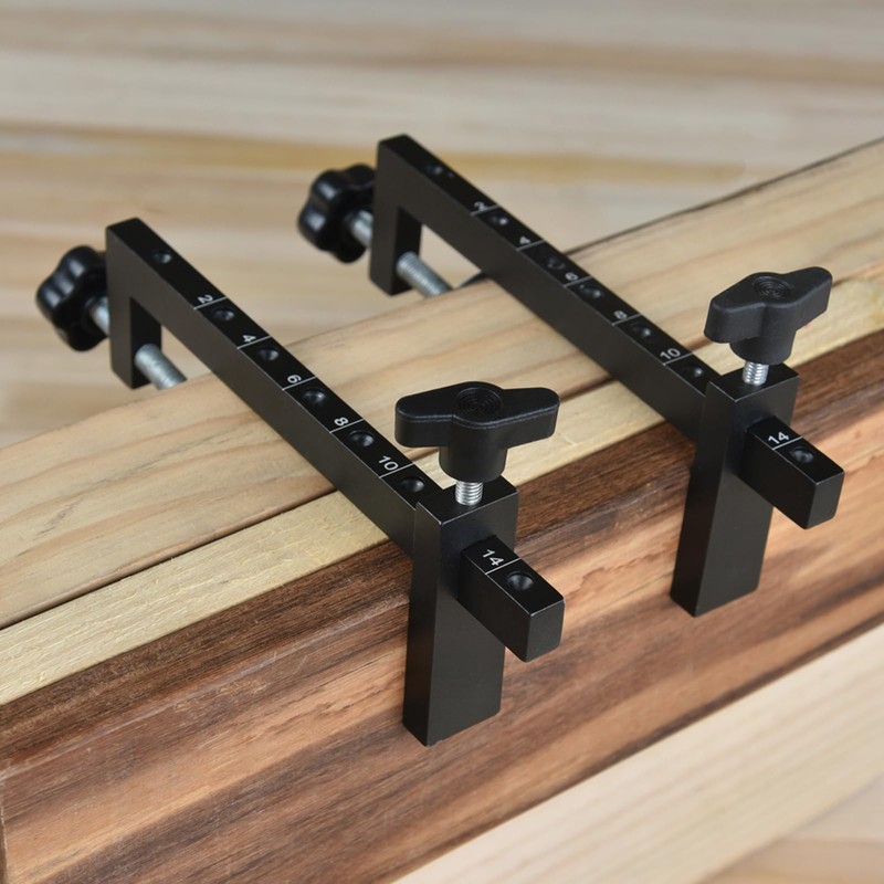 F Clamps Set,2-Pack 5.5" Clamp/Spreader, Quick-Change F Clamp,Bar Clamps with