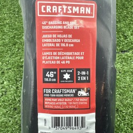 Craftsman 46” Set Bagging & Discharge Blade # 7137220, 942-04244, 742-04244 NEW