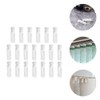 FOMIYES 12 Sets Vertical Blind Shaft Replacement Repair Tabs White