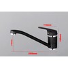 Kitchen Sink Mixer Tap Granite Black