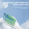 Toolsy 10 Pack Toothbrush Replacement Heads Compatible with 7am2m AM101/AM105