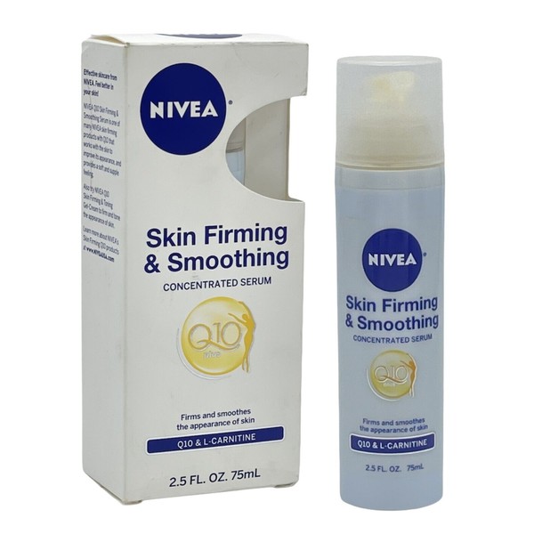 NIVEA Skin Firming & Smoothing Concentrated Serum 2.5 oz Q10 Plus HTF RARE