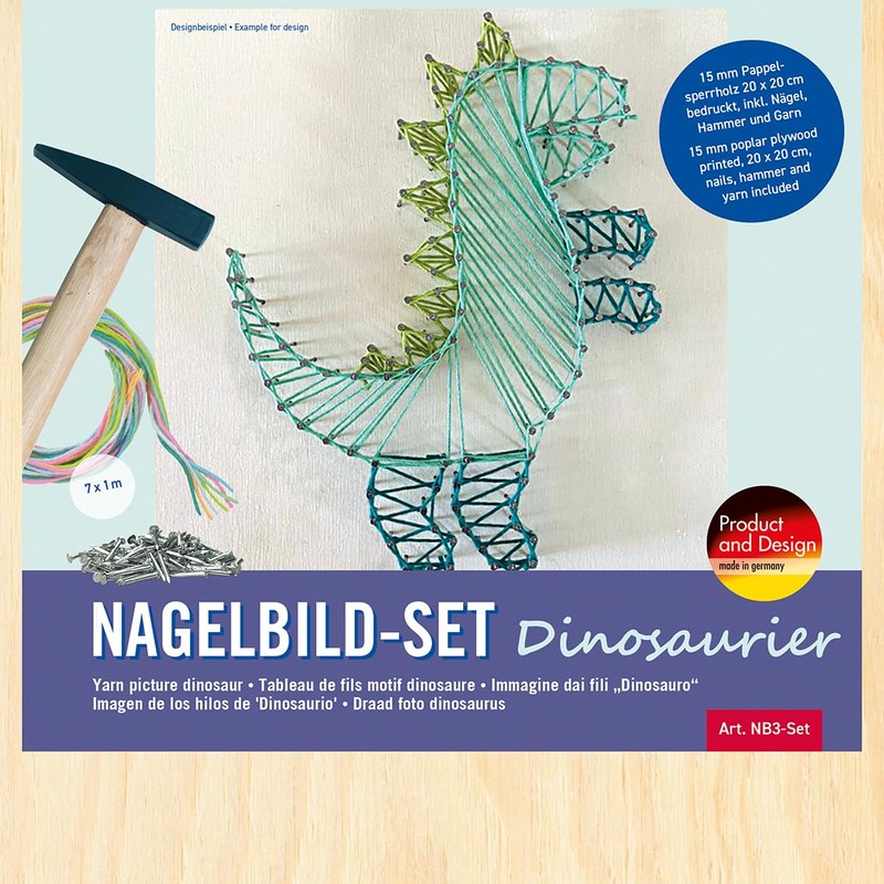 Pebaro NB3-SET Nail Art Creative Set, Craft Set, Thread Picture,