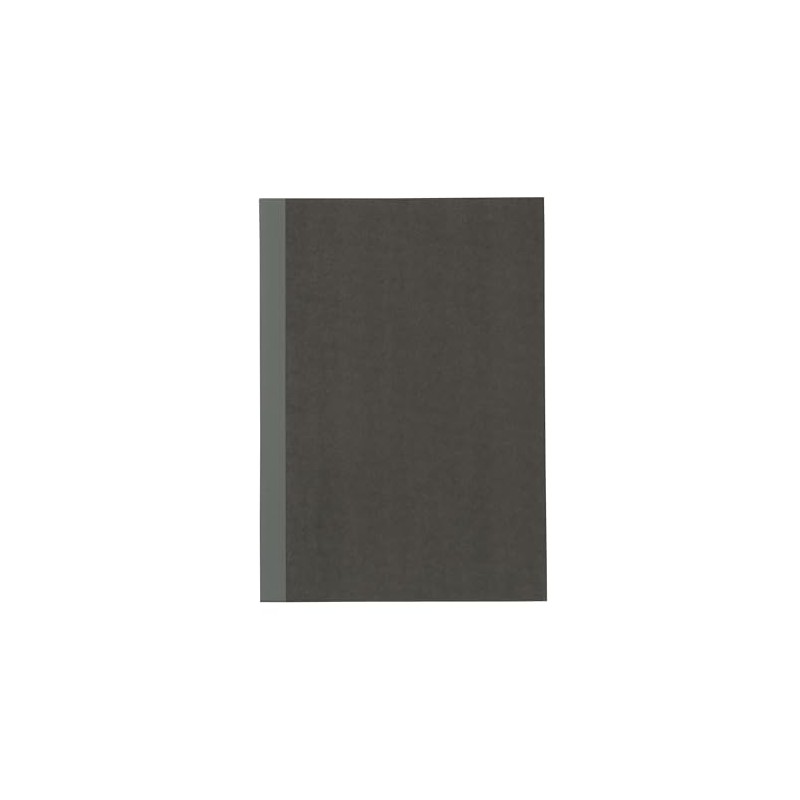 MUJI NAA12A9S Notebook, 0.2 inch (5 mm) Square, Dark Gray,