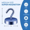 Neosmuk Magnetic Hooks, Cruise Ship Essentials, 60lb+ Heavy Duty Magnetic