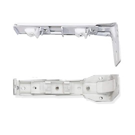 Jos & Haz Double Wall Mount Bracket for Curtain Tracks (6 pcs)