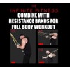 Handles for Resistance Bands, for Pull Up Assistance Bands, Black/Grey