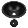 9 X 4in 304 Stainless Steel Sink Round Easy To