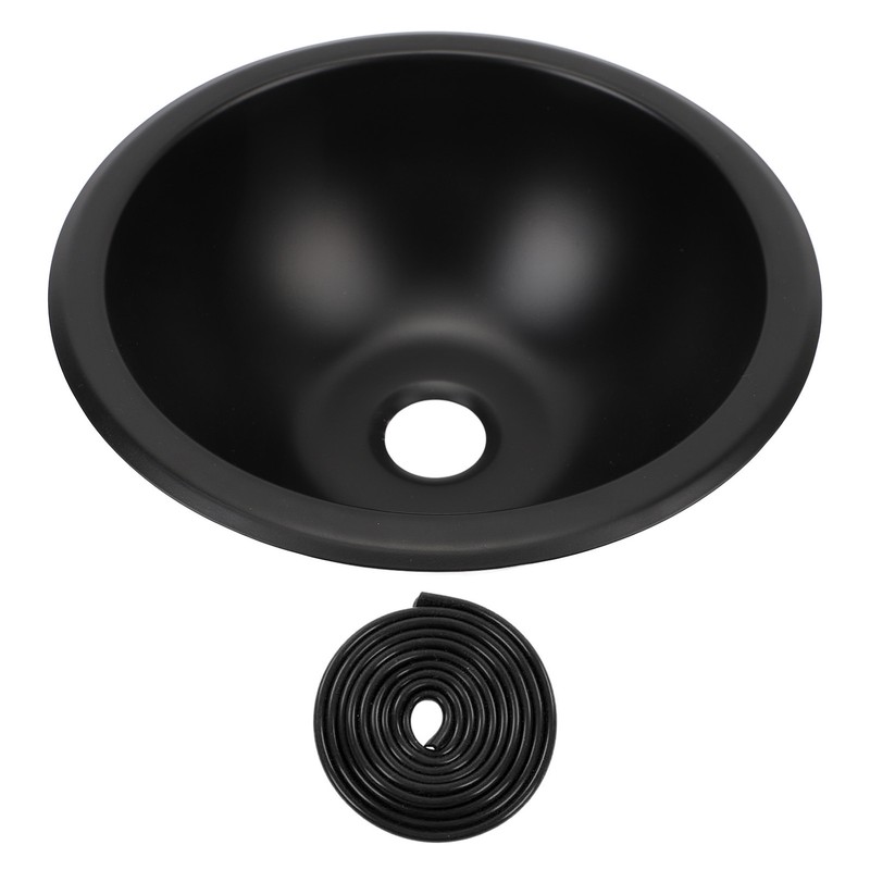 9 X 4in 304 Stainless Steel Sink Round Easy To