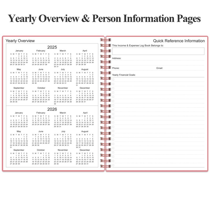 Heveboik Income & Expense Log Book - A4 Income and