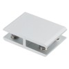 uxcell 180 Degree Glass Clamp, for 5-8mm Thick Adjustable Double