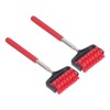 2pcs Telescopic Back Massage Roller Stainless Steel Rolling Back Massager
