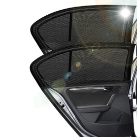 Sonnenschutz Auto Baby 2 Stück, Universal Sonnenblende Auto Kinder,Sonnenschutz Auto vollständig abdecken hinteren Seitenfenster, Reduziert Wärme und UV-Strahlung,Schützt Mitfahrer,Kinder & Haustiere