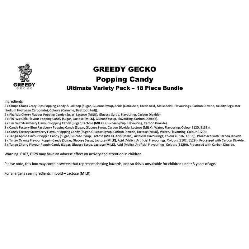 Popping Candy Ultimate Variety Pack - 18 Pack Selection Bundle