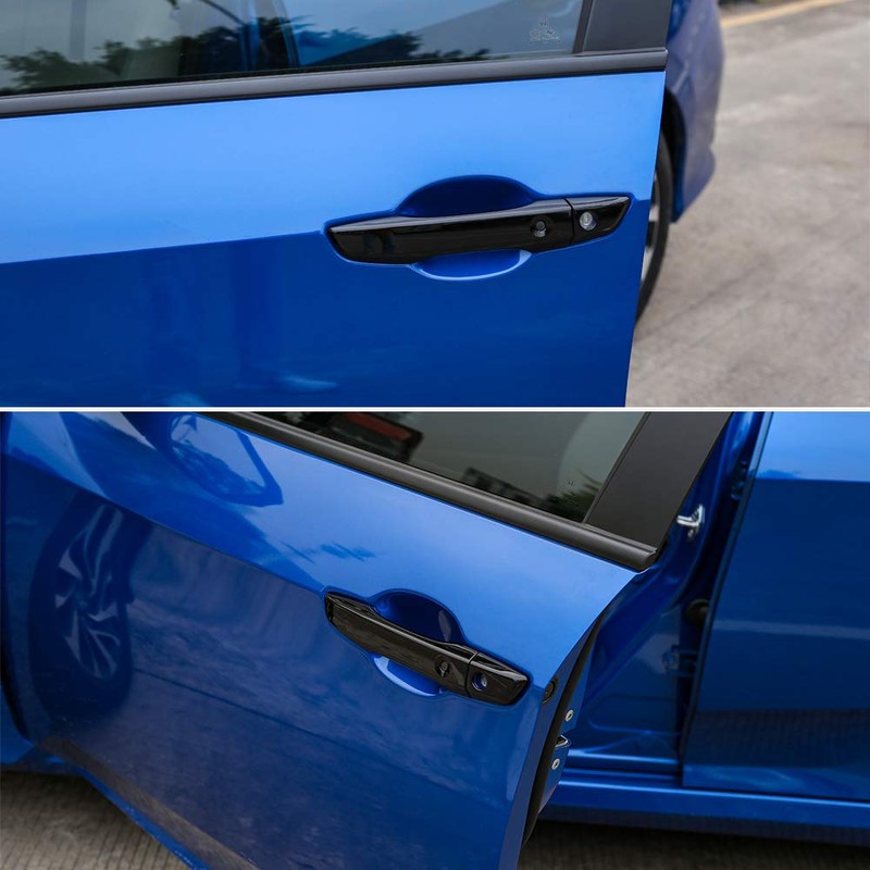 Thenice for 10th Gen Civic ABS Door Handle Cover Exterior