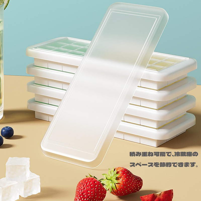 DEVENTORZ Ice Cube Tray Square Ice Cube Transparent Ice Cube