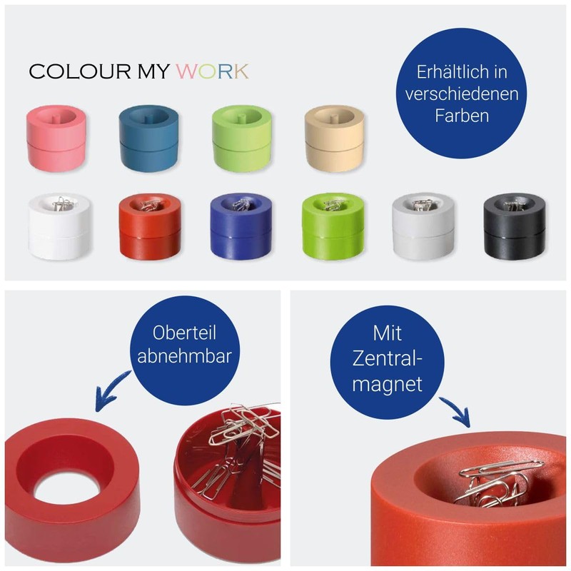 Maul MAULpro Eco Staple Dispenser | Sustainable Desk Organiser for