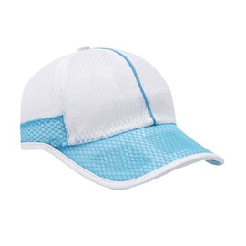 Buzz Selection CAP286 Cap, Hat, Mesh, Plain, Sports, Running, Outdoor, Men's, Women's,, white