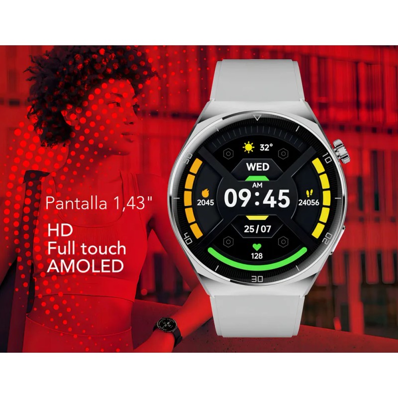 Reloj Inteligente Aiwa Gris | Aiwatch Active Awsam05g