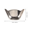 Abaodam 3 Pairs Metal High Heel Protectors Pointed Toe Caps