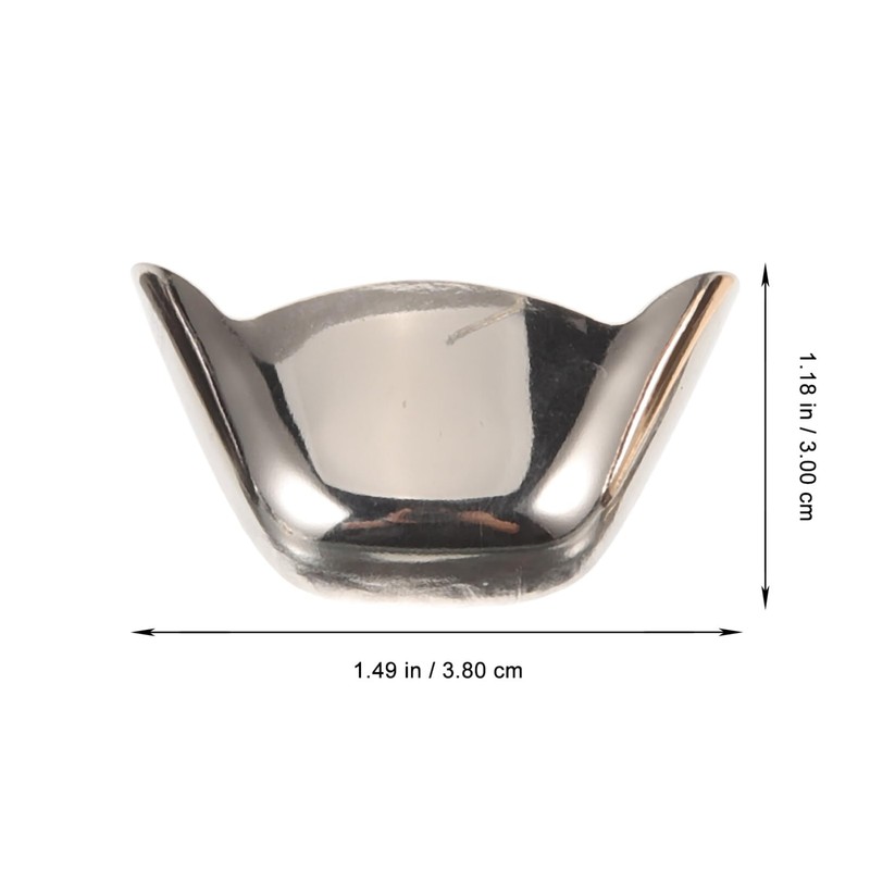 Abaodam 3 Pairs Metal High Heel Protectors Pointed Toe Caps